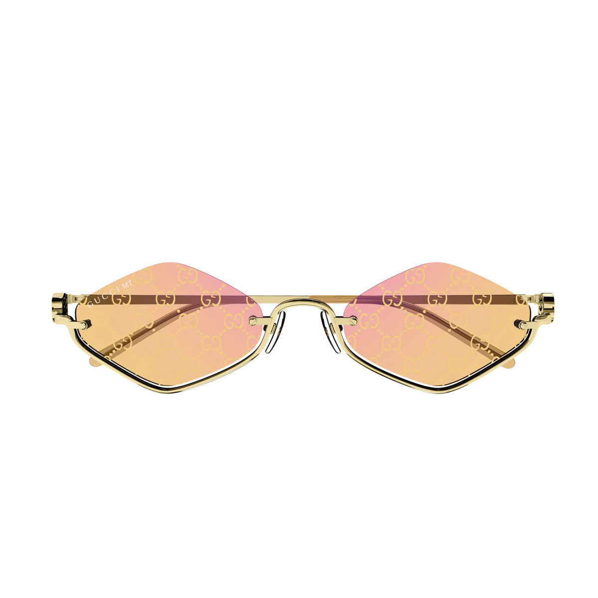 GG1604S LINEA GG LOGO 004 gold yellow Oro Metal Occhiali Sole