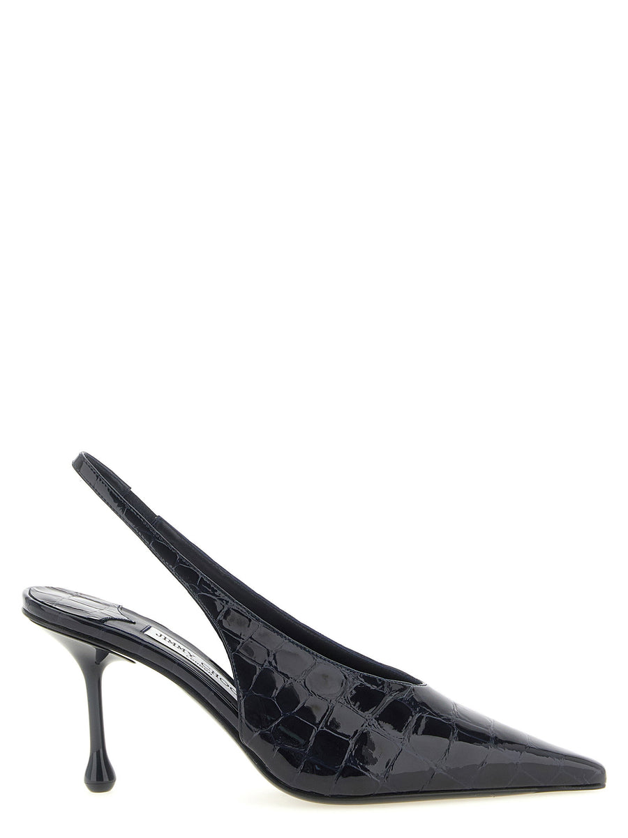 Jimmy Choo Isa Slingback Heel — Navy