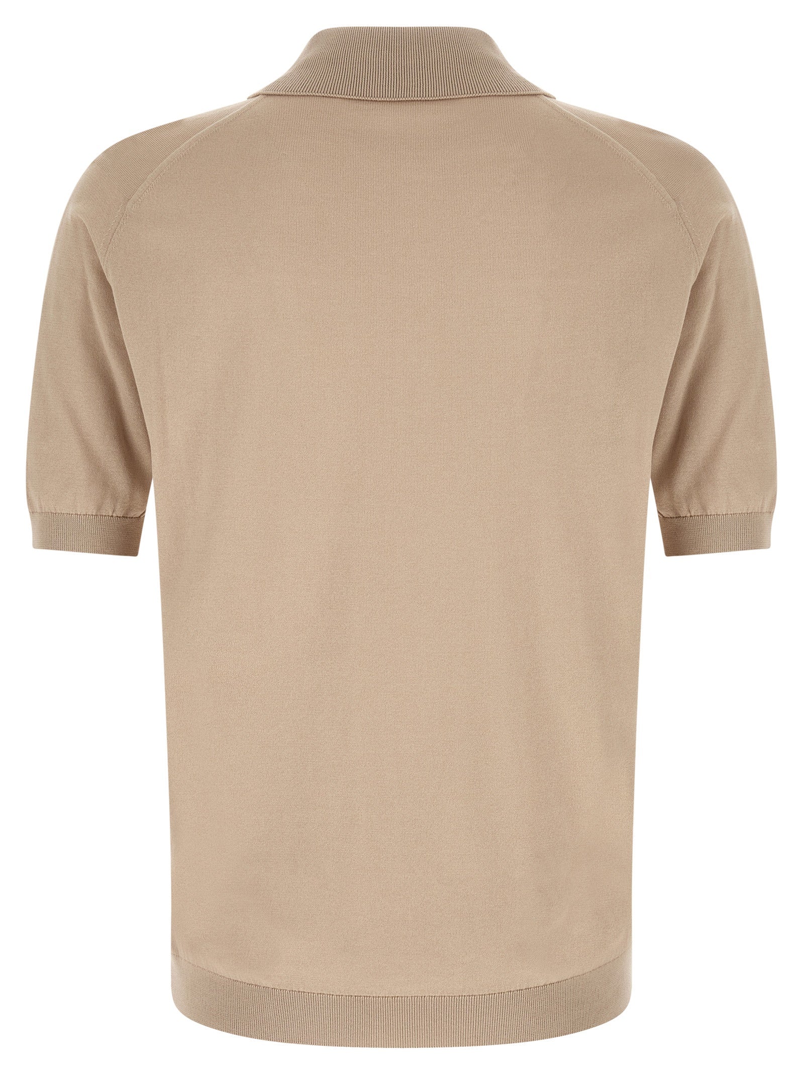 Isis Polo Shirt Beige Cotton