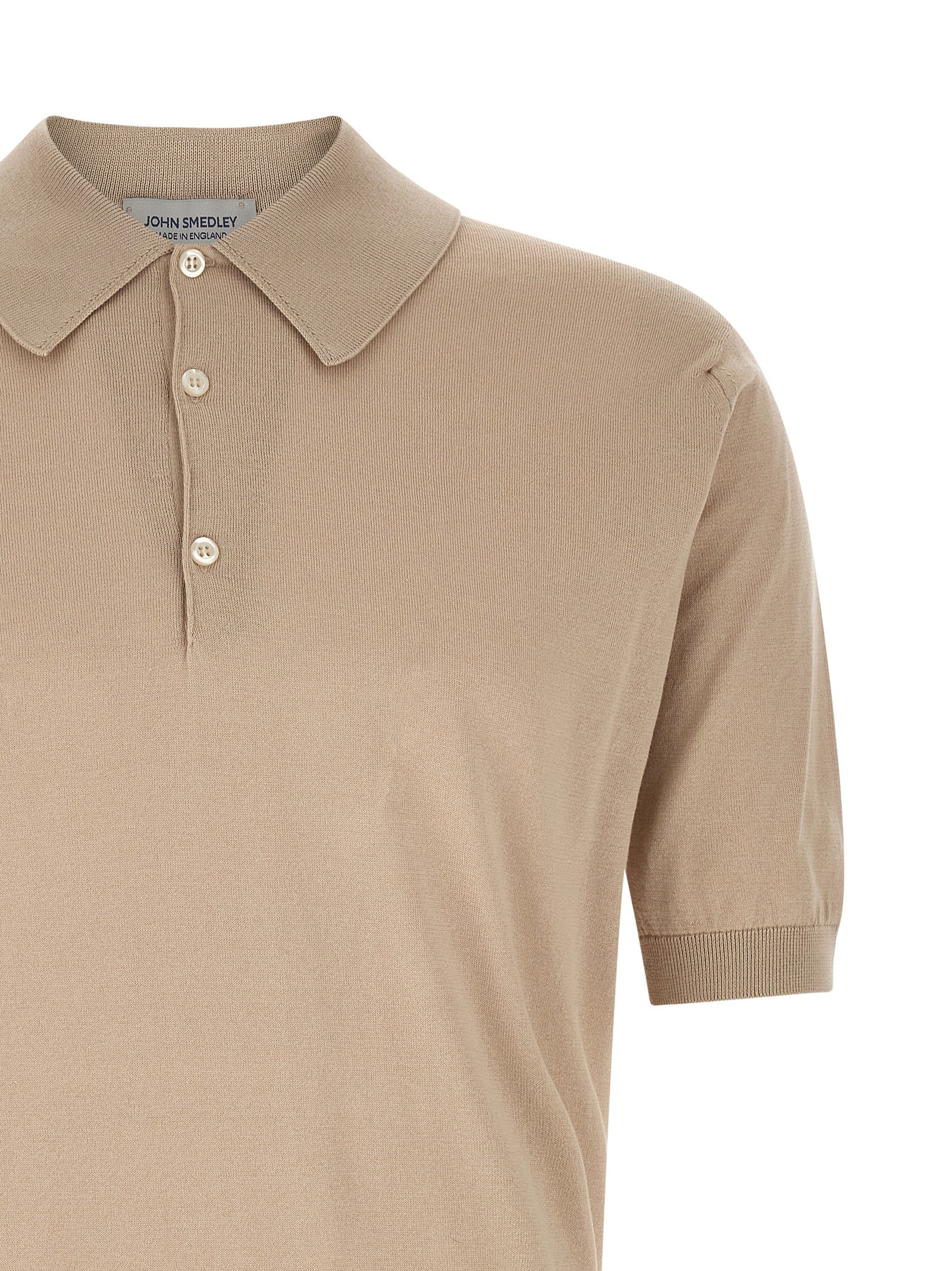 Isis Polo Shirt Beige Cotton