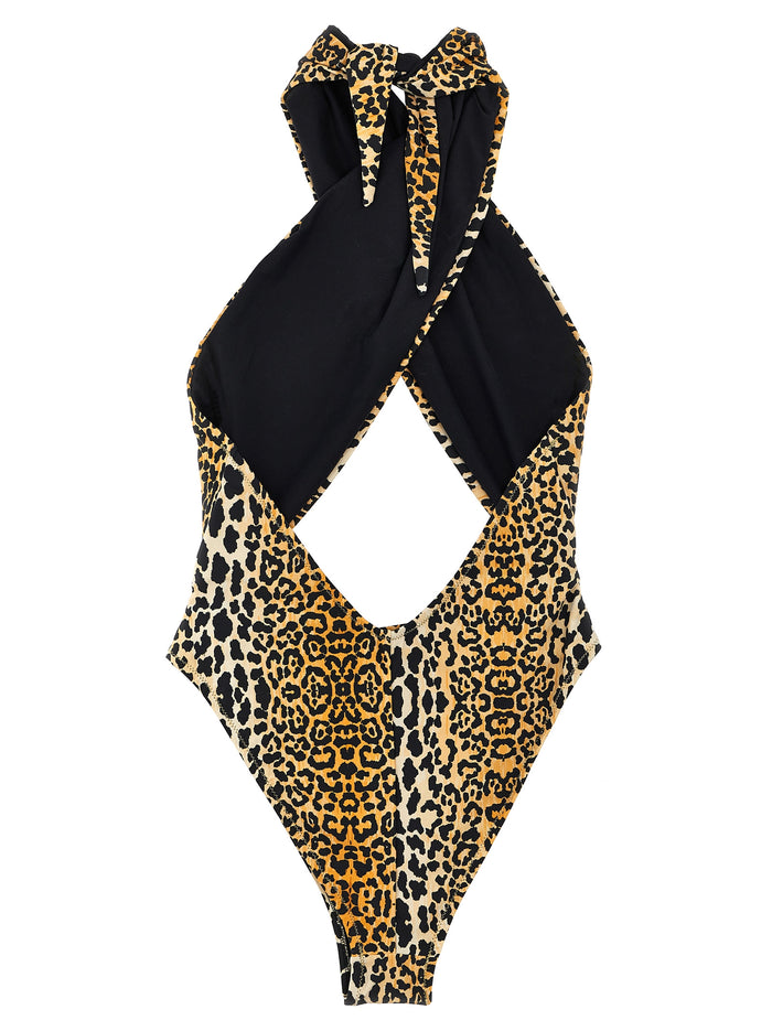 Italian stallion one-piece swimsuit Multicolor Beachwear