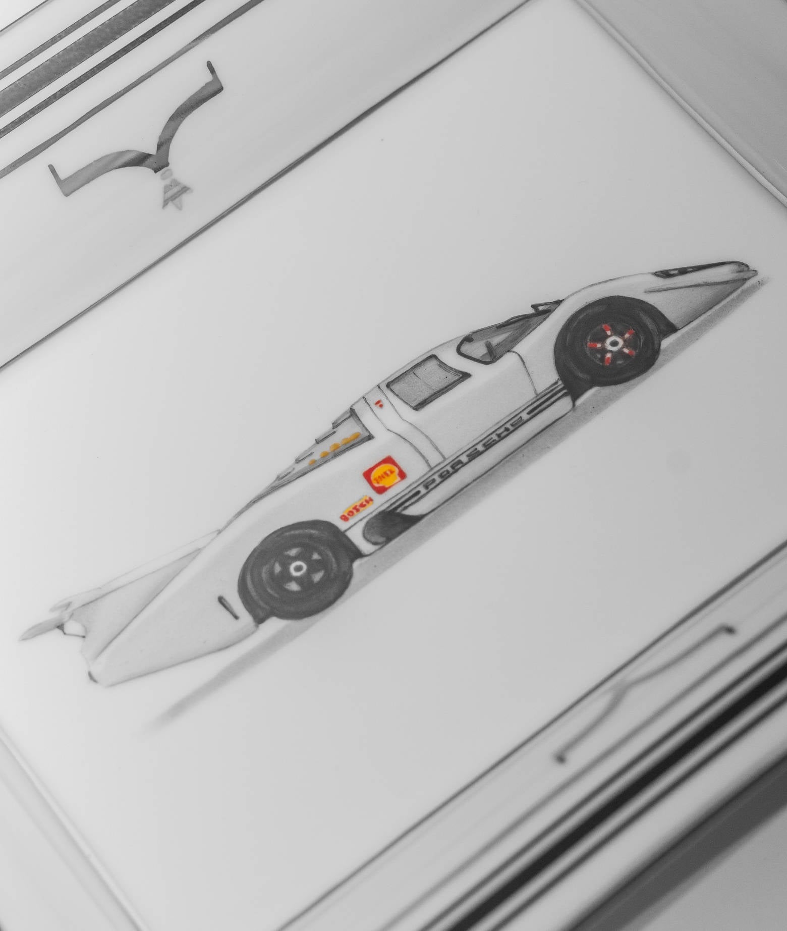 Sport Car Pocket Emptier White