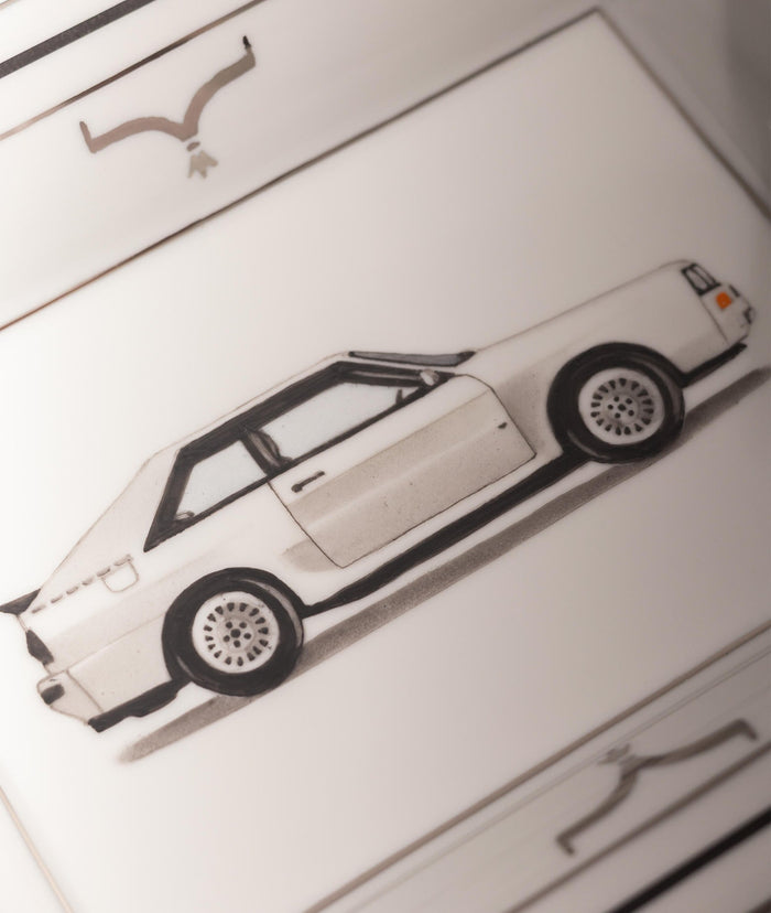 Pocket Emptier Sport Car White