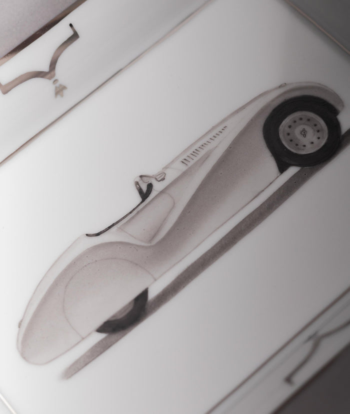 Pocket Emptier Vintage Sport Car Silver