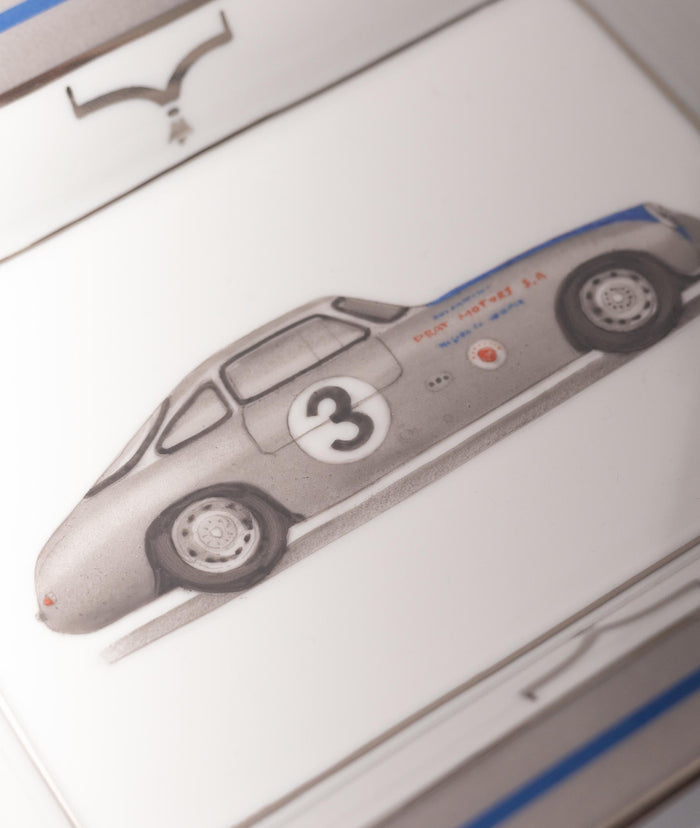 Pocket Emptier Vintage Sport Car Silver