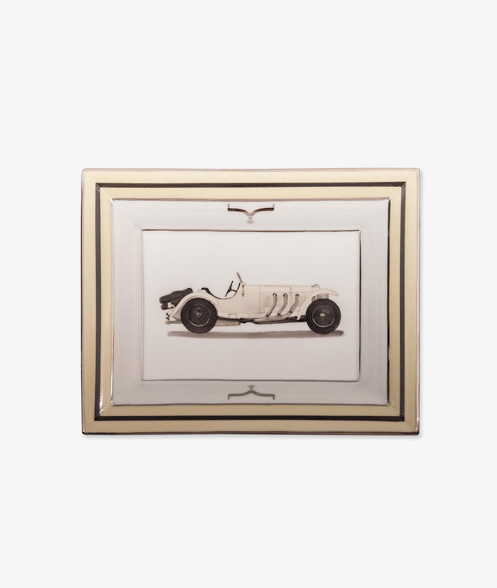 Pocket Emptier Vintage Car White