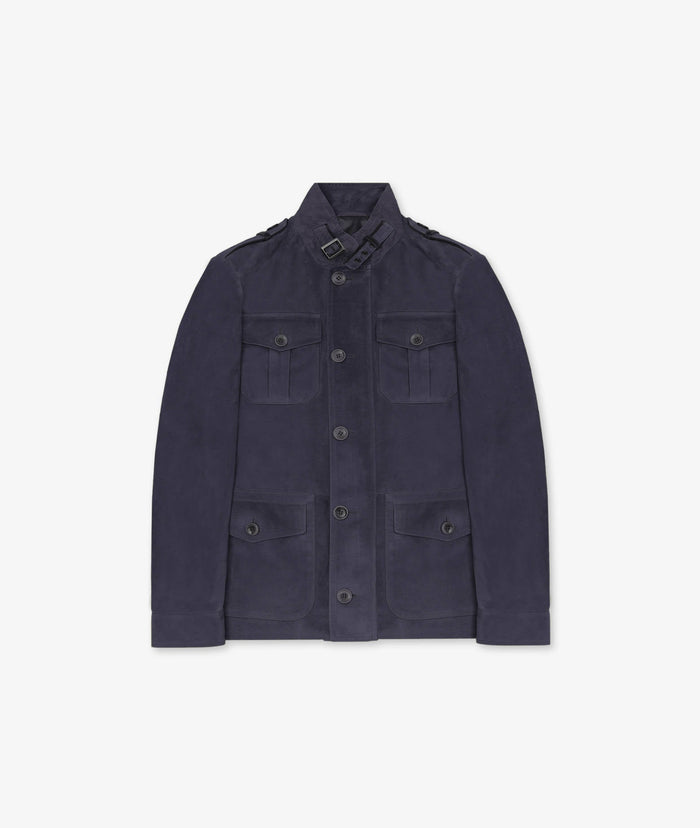 Leather Sahariana Devon Blue Saharan