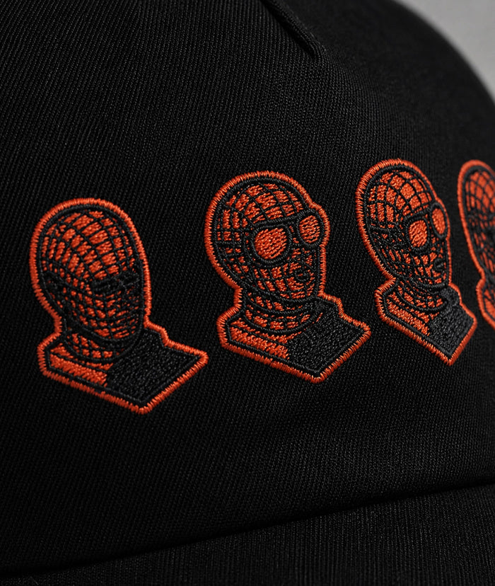 Airflow Baseball Cap Black Hat