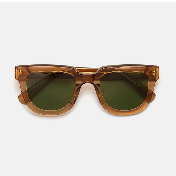 Serio Cola green crystal Beige Celluloid Occhiali Sole