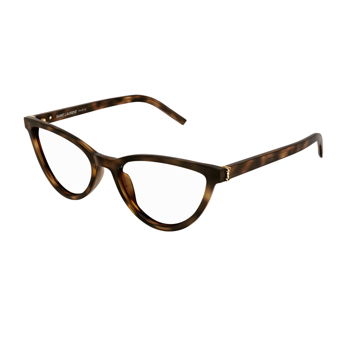 Saint Laurent SL M138 Linea Monogram 003 Havana Chiaro Marrone Acetate Occhiali Da Vista