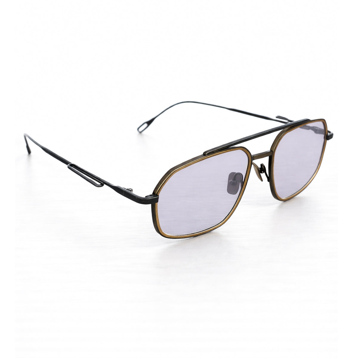 Capote Eyewear C007 Paper Clip A-SLV SG Antique Silver Gunmetal Titanium Occhiali Da Sole