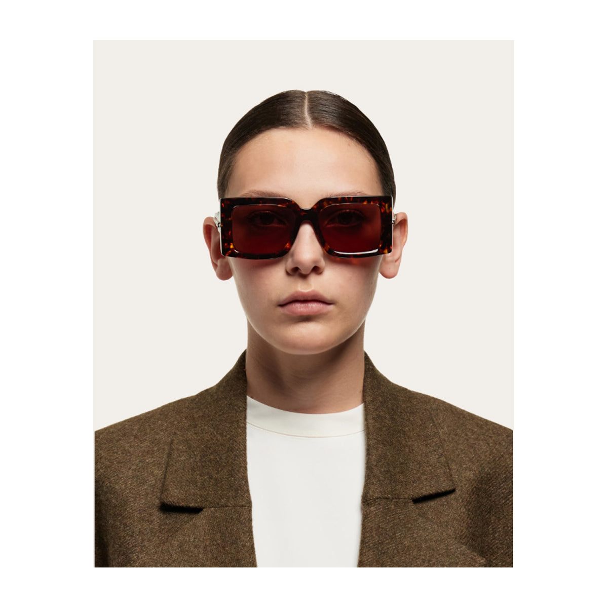 Salvatore Ferragamo SF2032S 242 Dark Tortoise Marrone Recycled Acetate Occhiali Da Sole