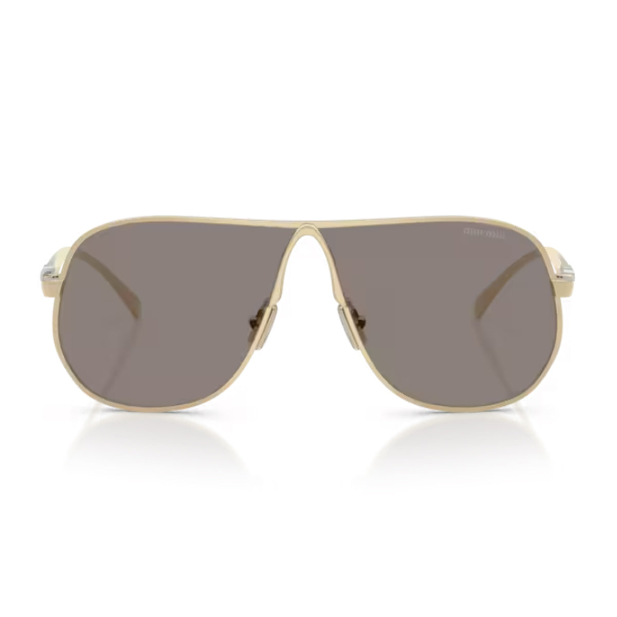 Miu 0MU A56S Ombre ZVN80Q Oro Pallido Metal Occhiali Da Sole