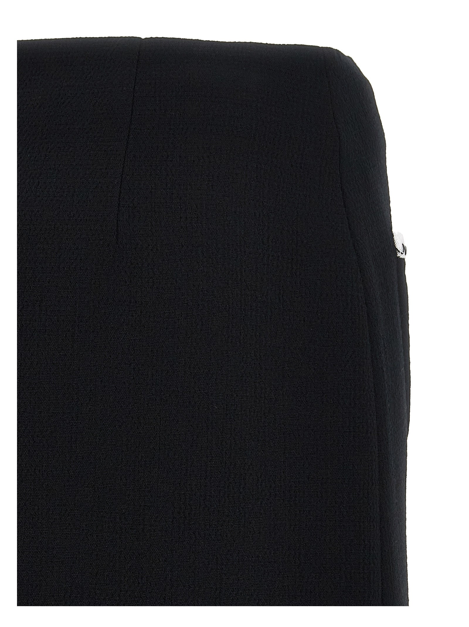 Heart button skirt White/black