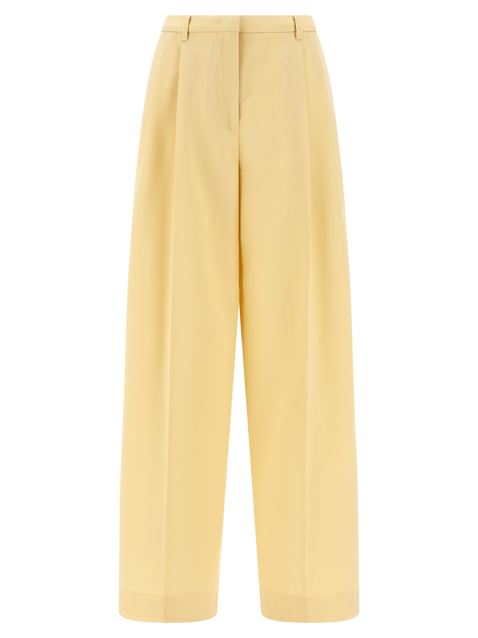 Wool pants pences Yellow