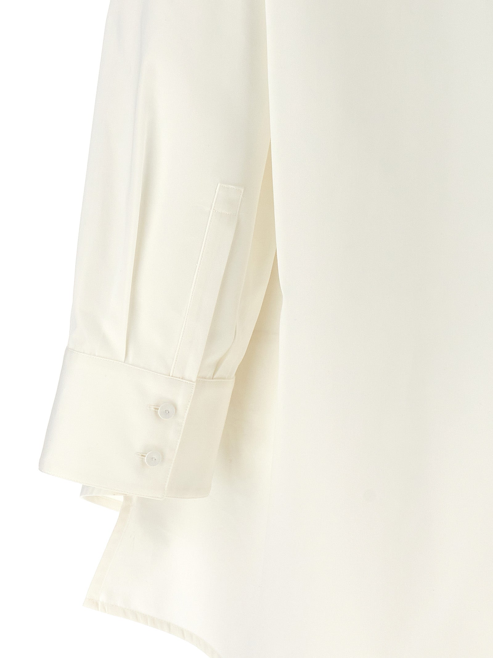 Cut-out armhole shirt White Cotton Shirt, Blouse