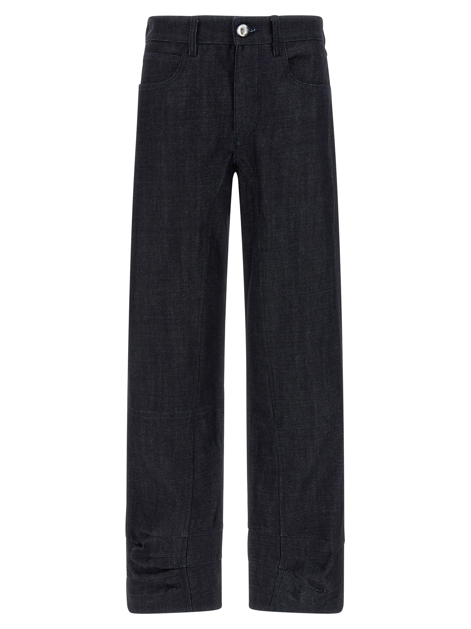 Denim jeans Black Cotton