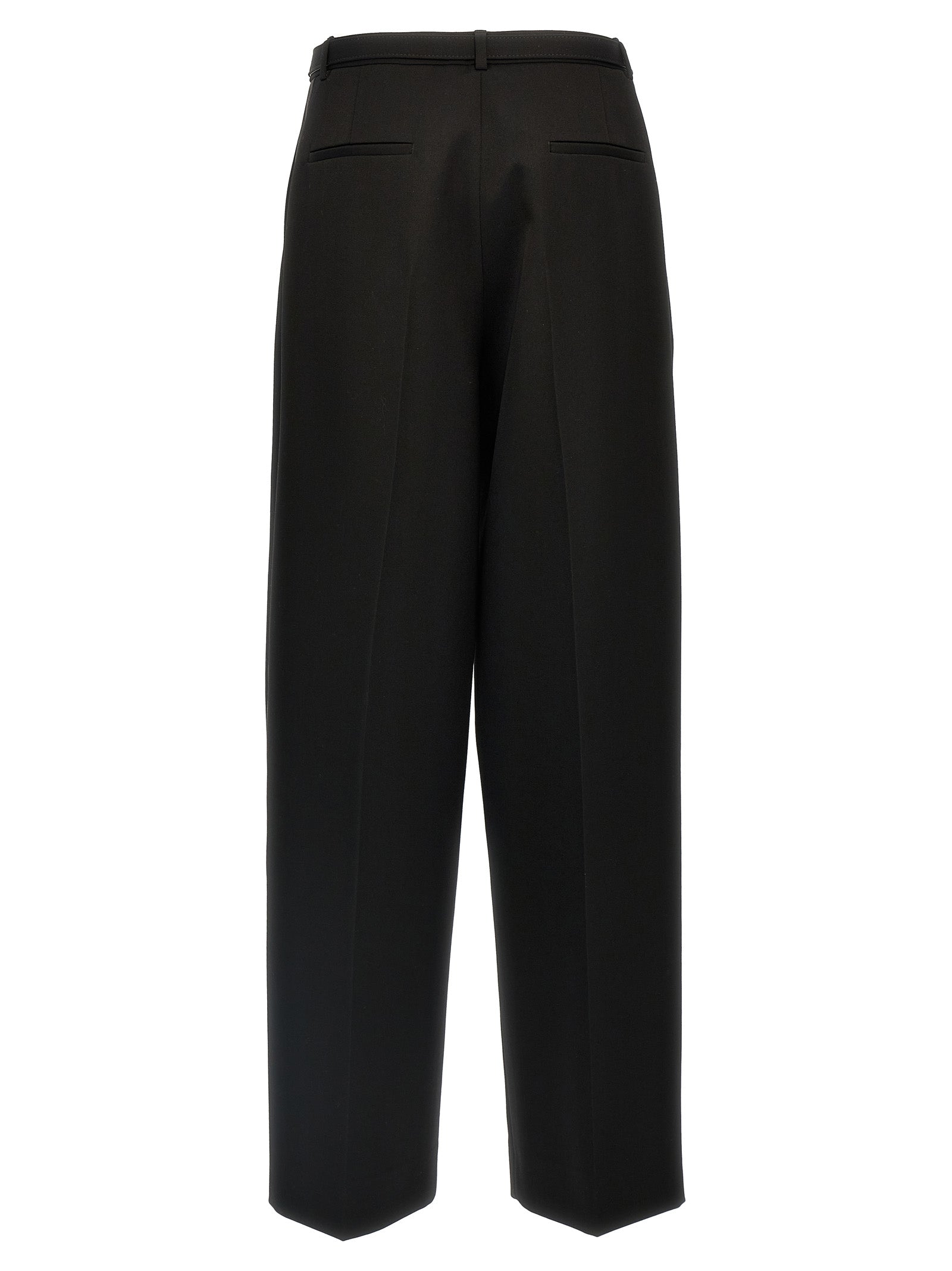 Wool pants Black