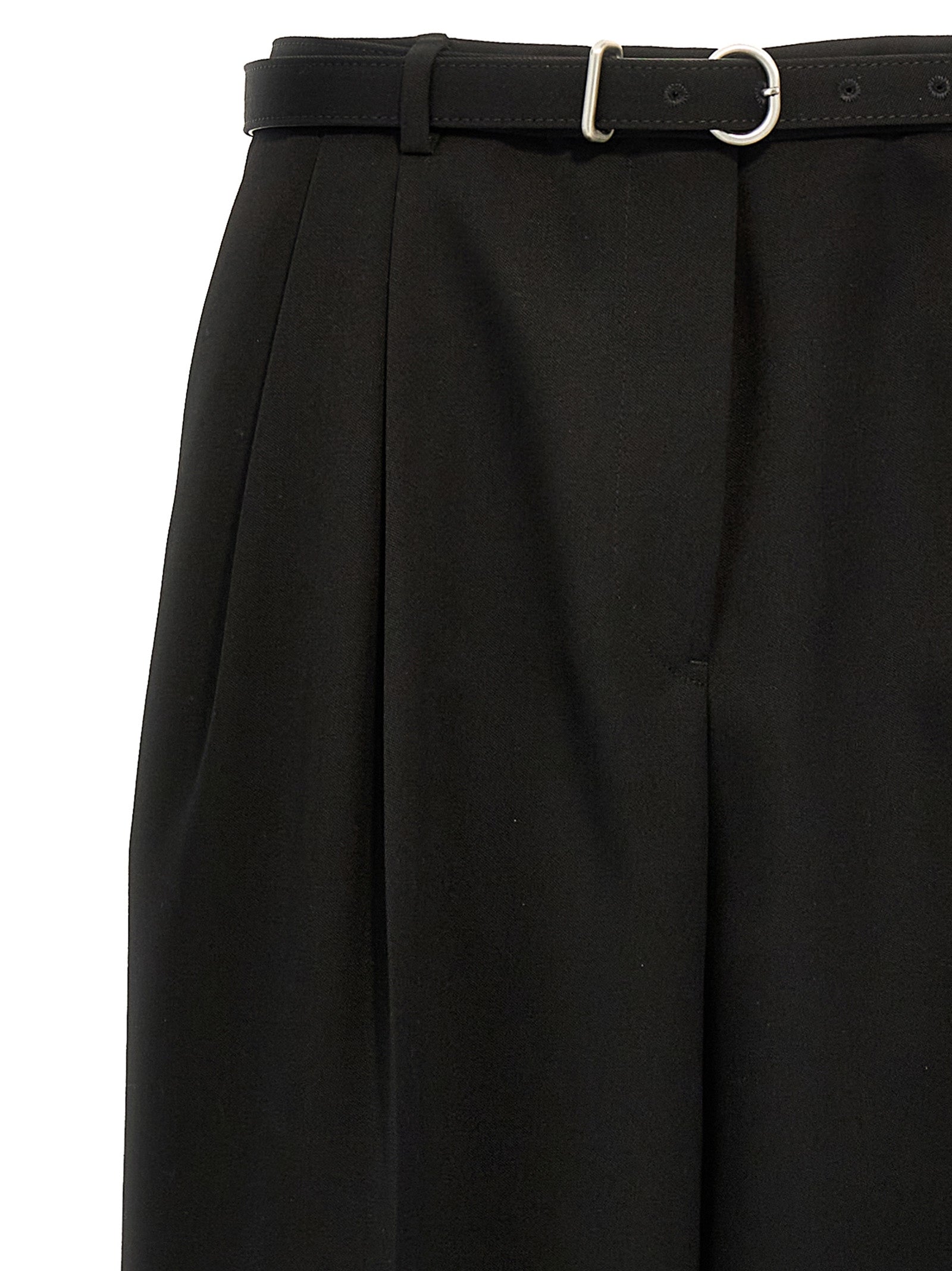 Wool pants Black