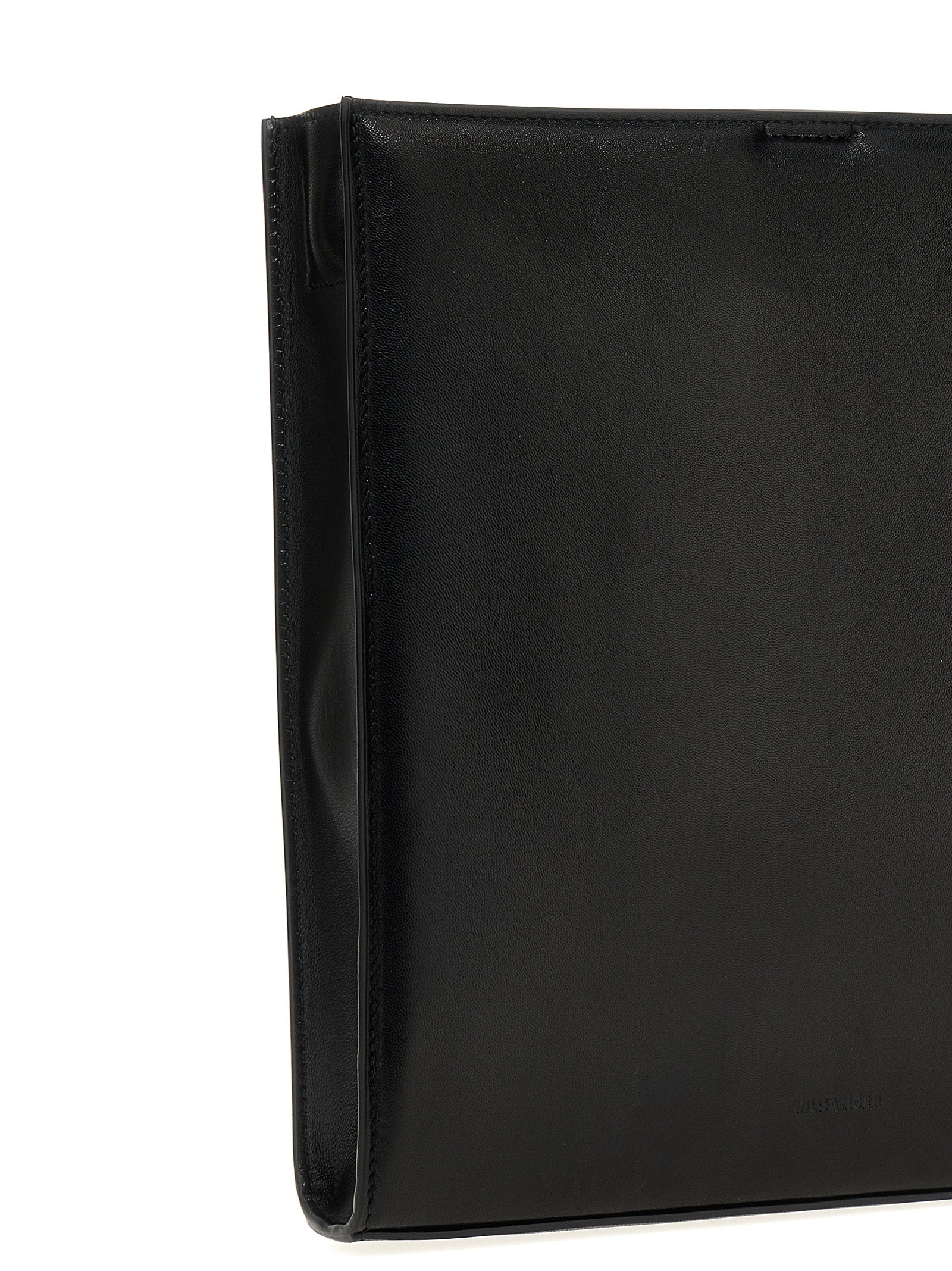 Leather shoulder strap Black Calfskin (bos Taurus) Crossbody Bags