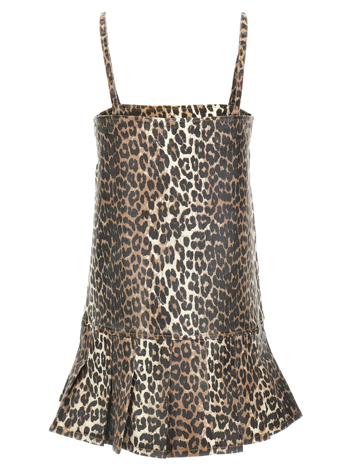 Leopard mini dress Multicolor Cotton