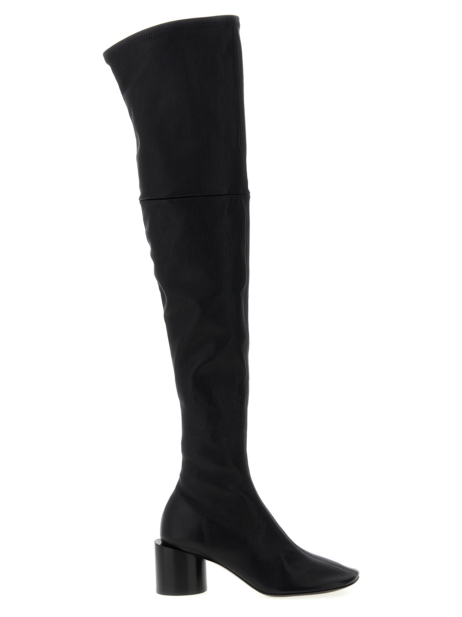 Nappa boots Black Leather (ovis Aries Aries) Boots, Ankle