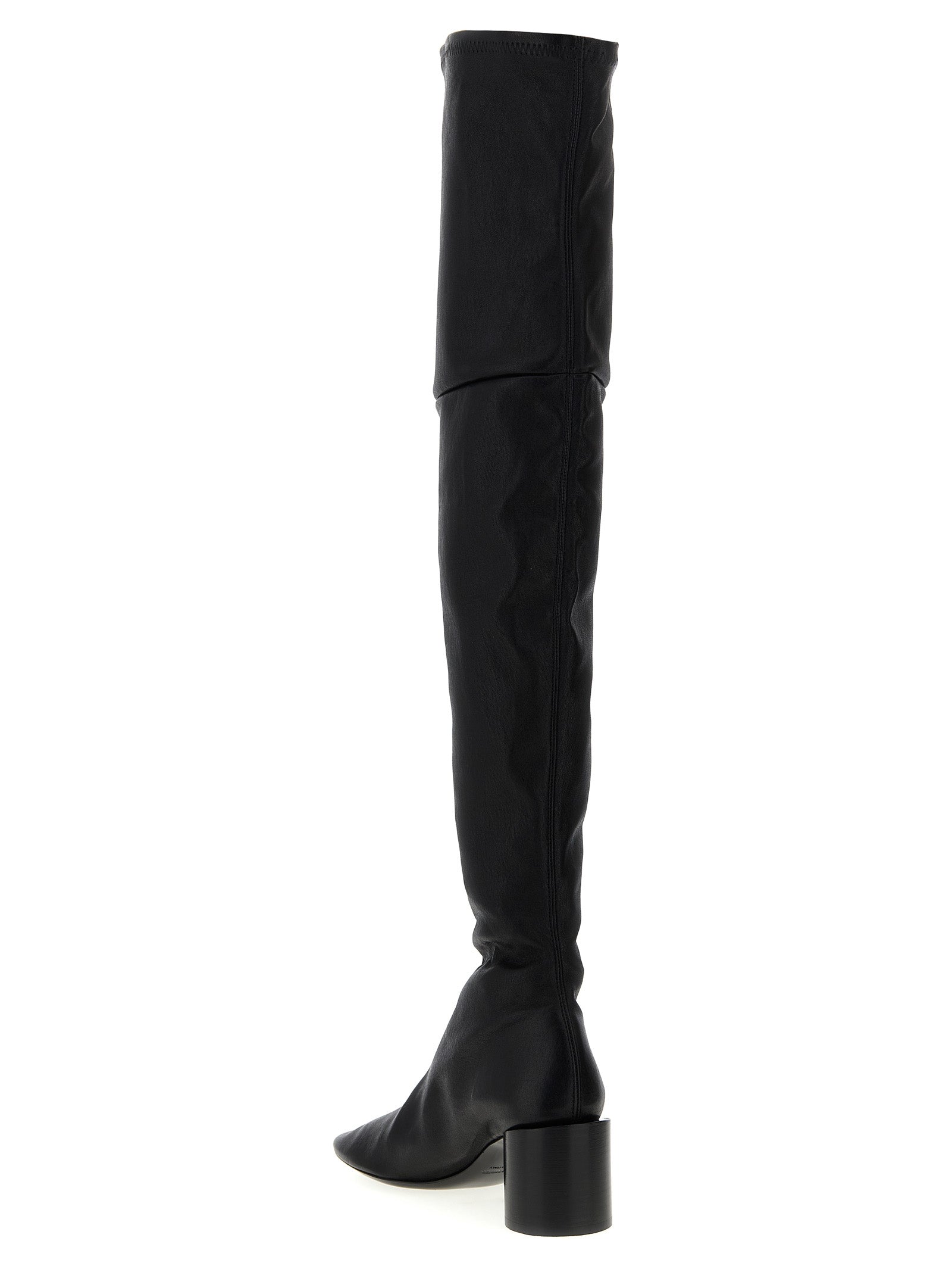 Nappa boots Black Leather (ovis Aries Aries) Boots, Ankle
