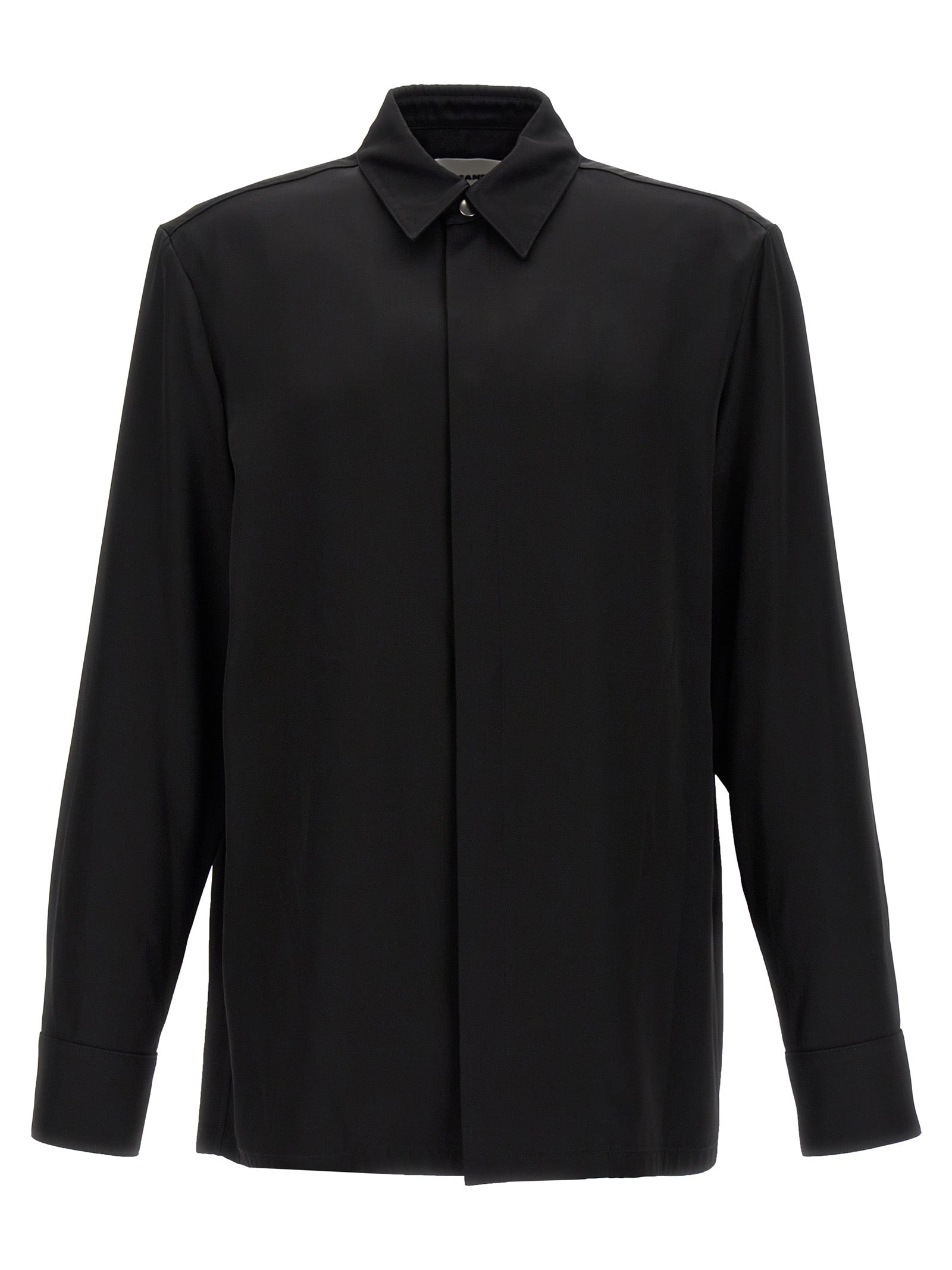 121 shirt Black Viscose Shirt, Blouse