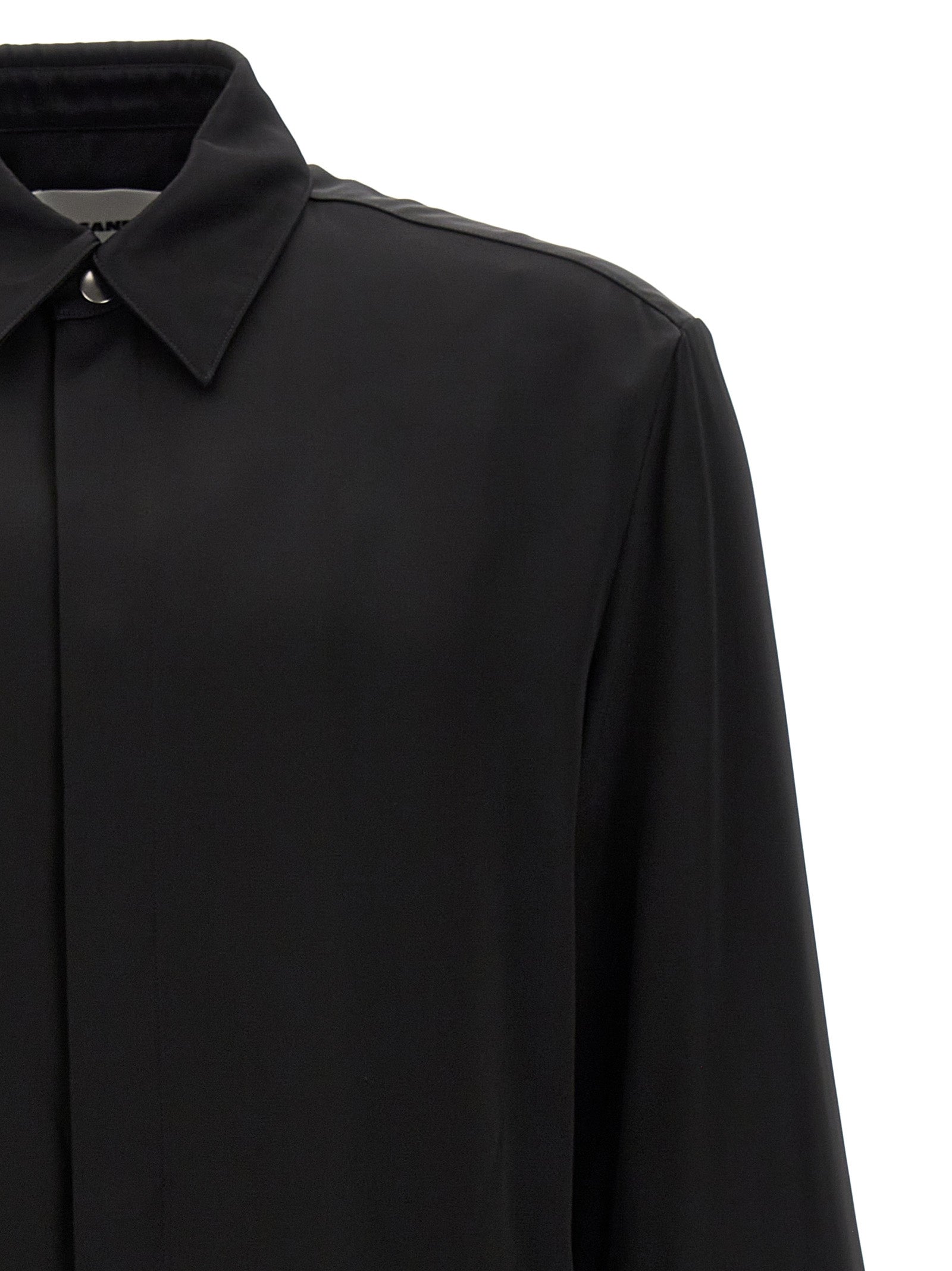 121 shirt Black Viscose Shirt, Blouse