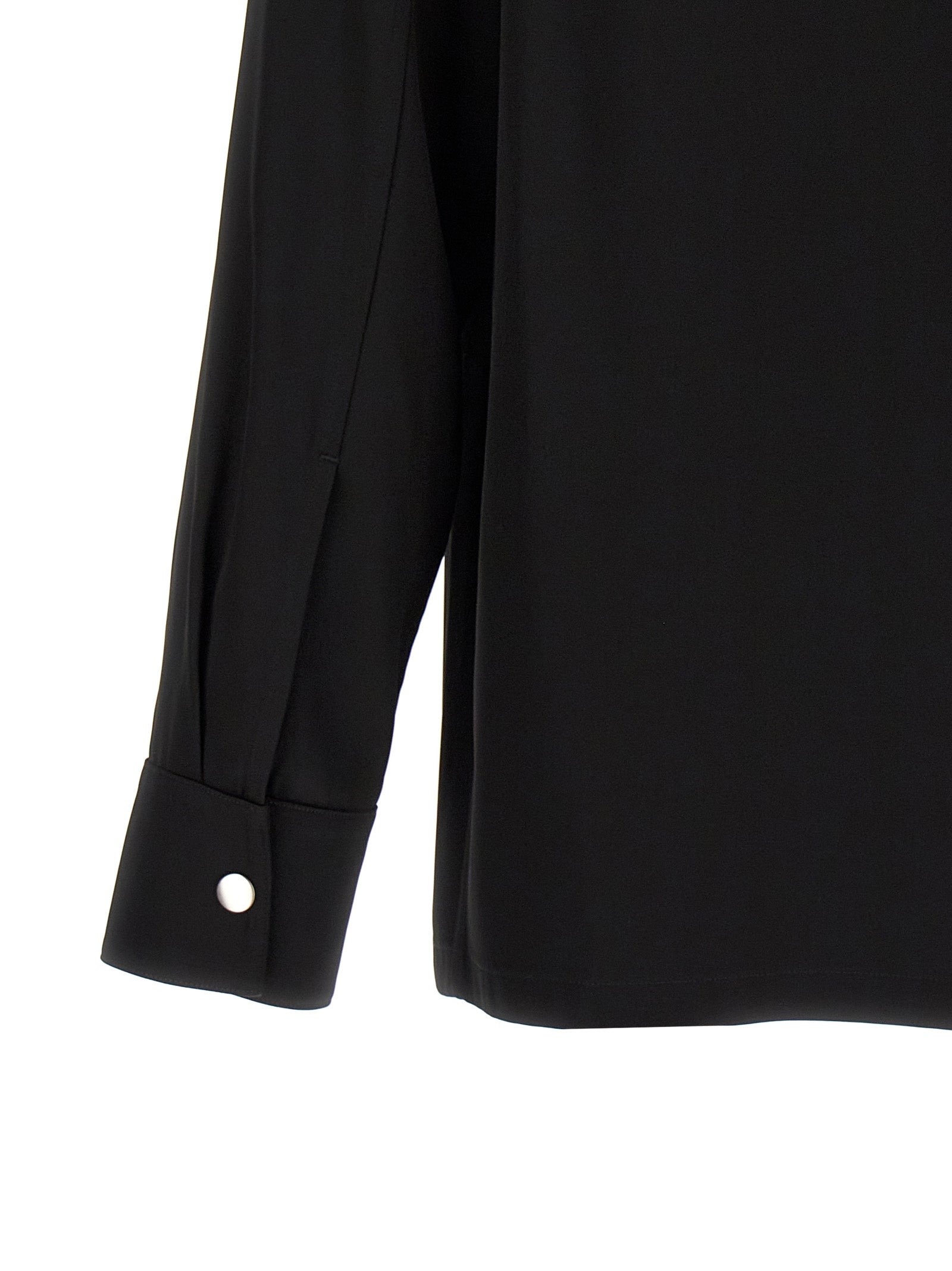121 shirt Black Viscose Shirt, Blouse