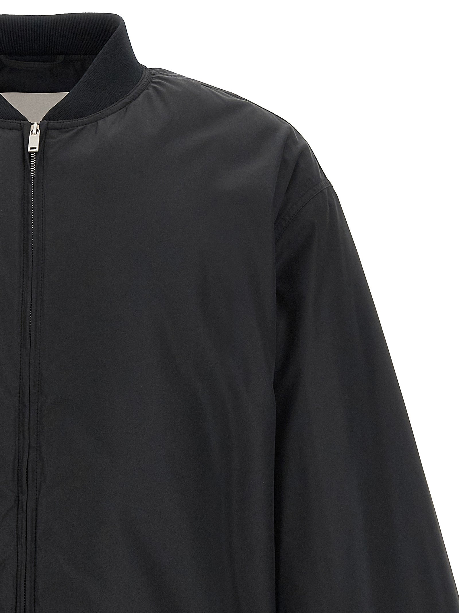 09 blouson Black Polyester Down Jacket, Parka, Casual Jackets