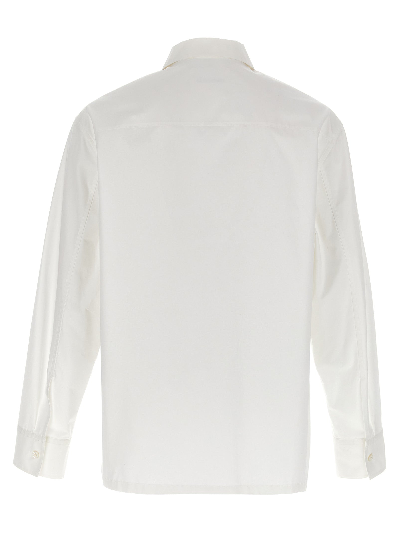 Zip shirt White Cotton Shirt, Blouse