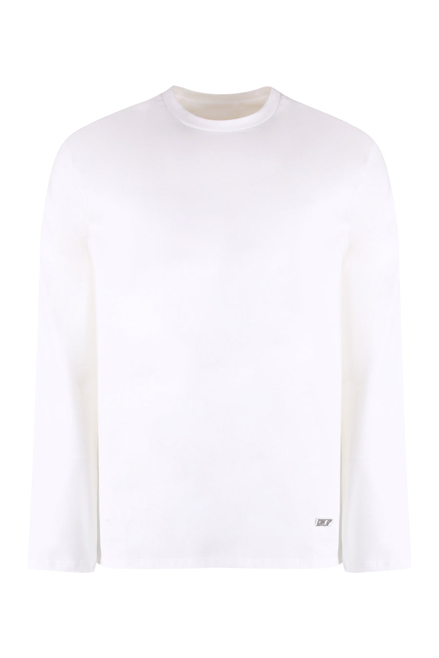 Long-Sleeve Cotton T-Shirt White T-shirts