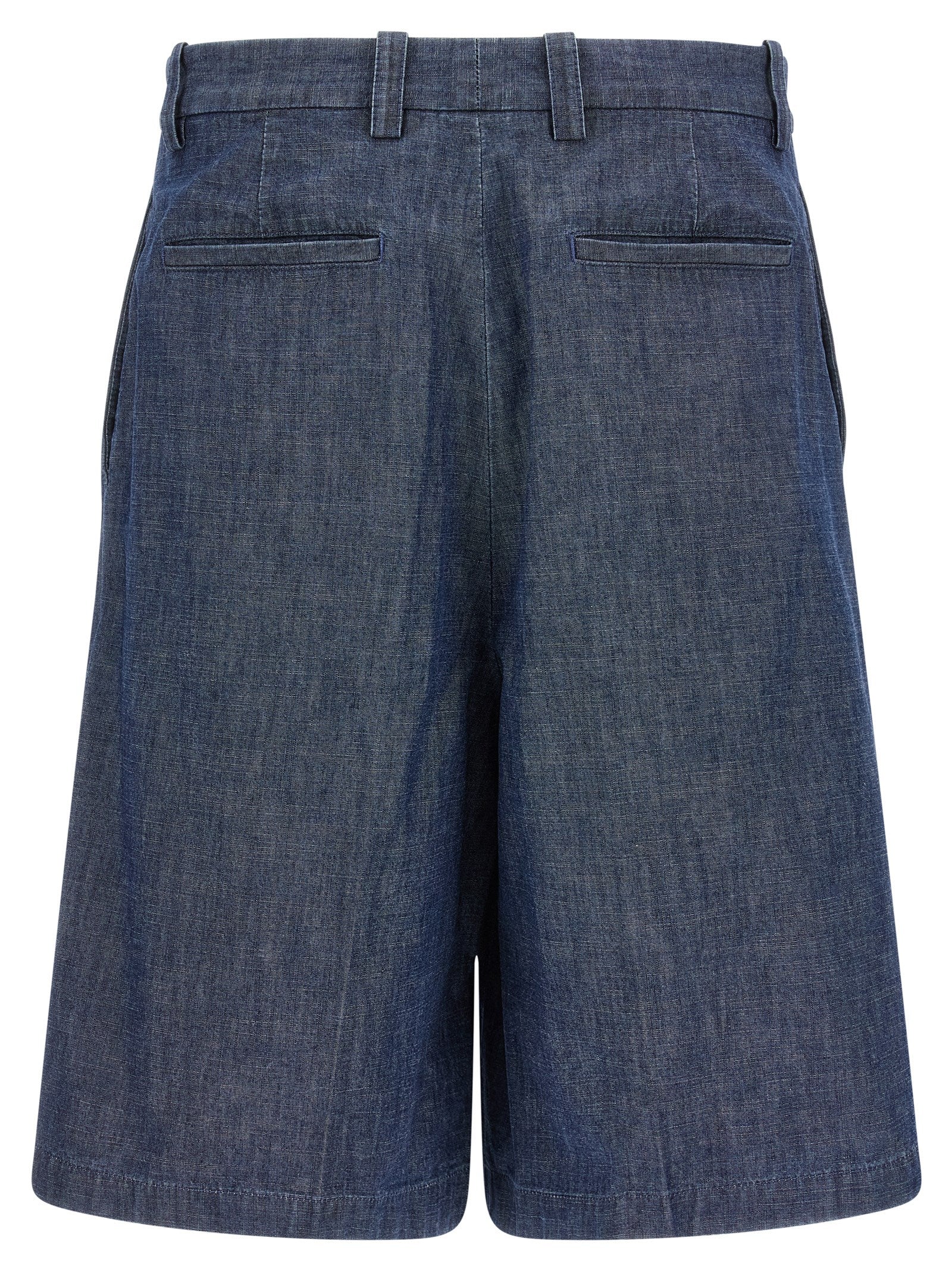 210 bermuda shorts Blue Cotton Bermuda