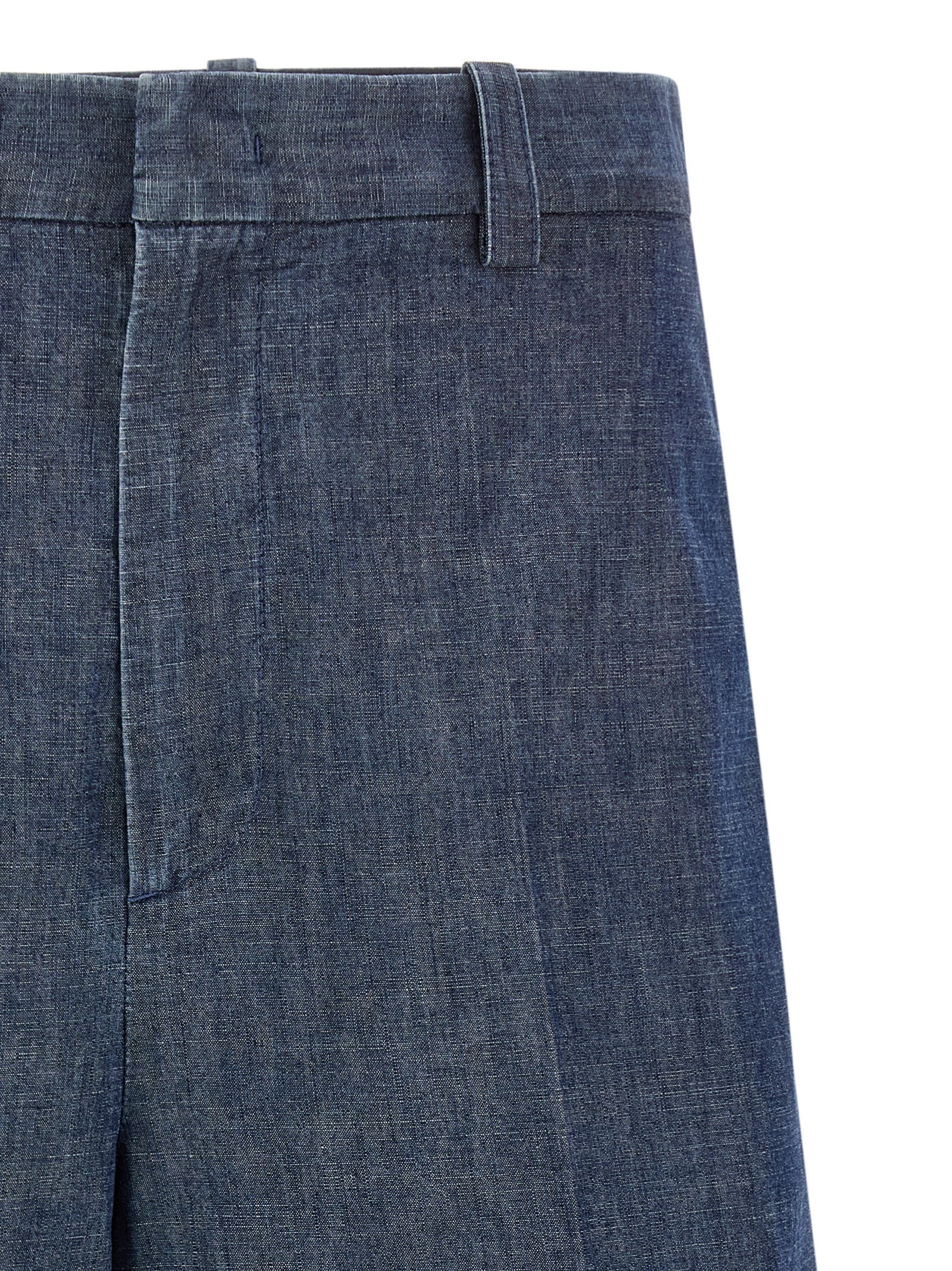 210 bermuda shorts Blue Cotton Bermuda