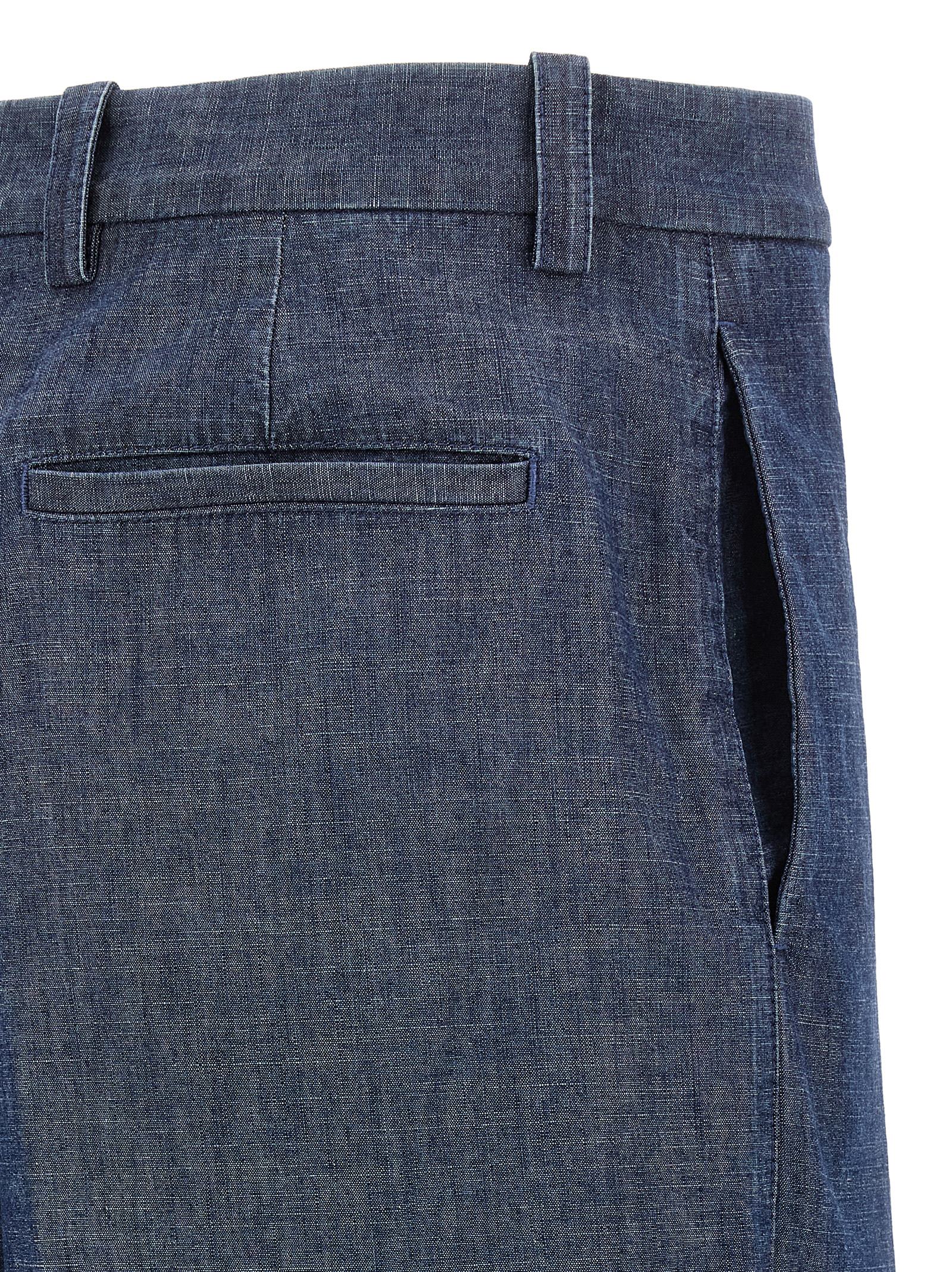210 bermuda shorts Blue Cotton Bermuda