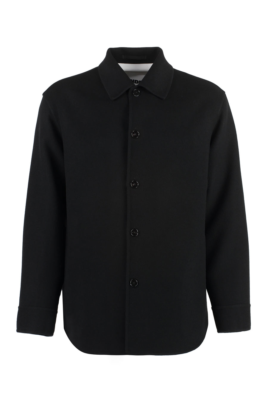Overshirt Cashmere Black Coat