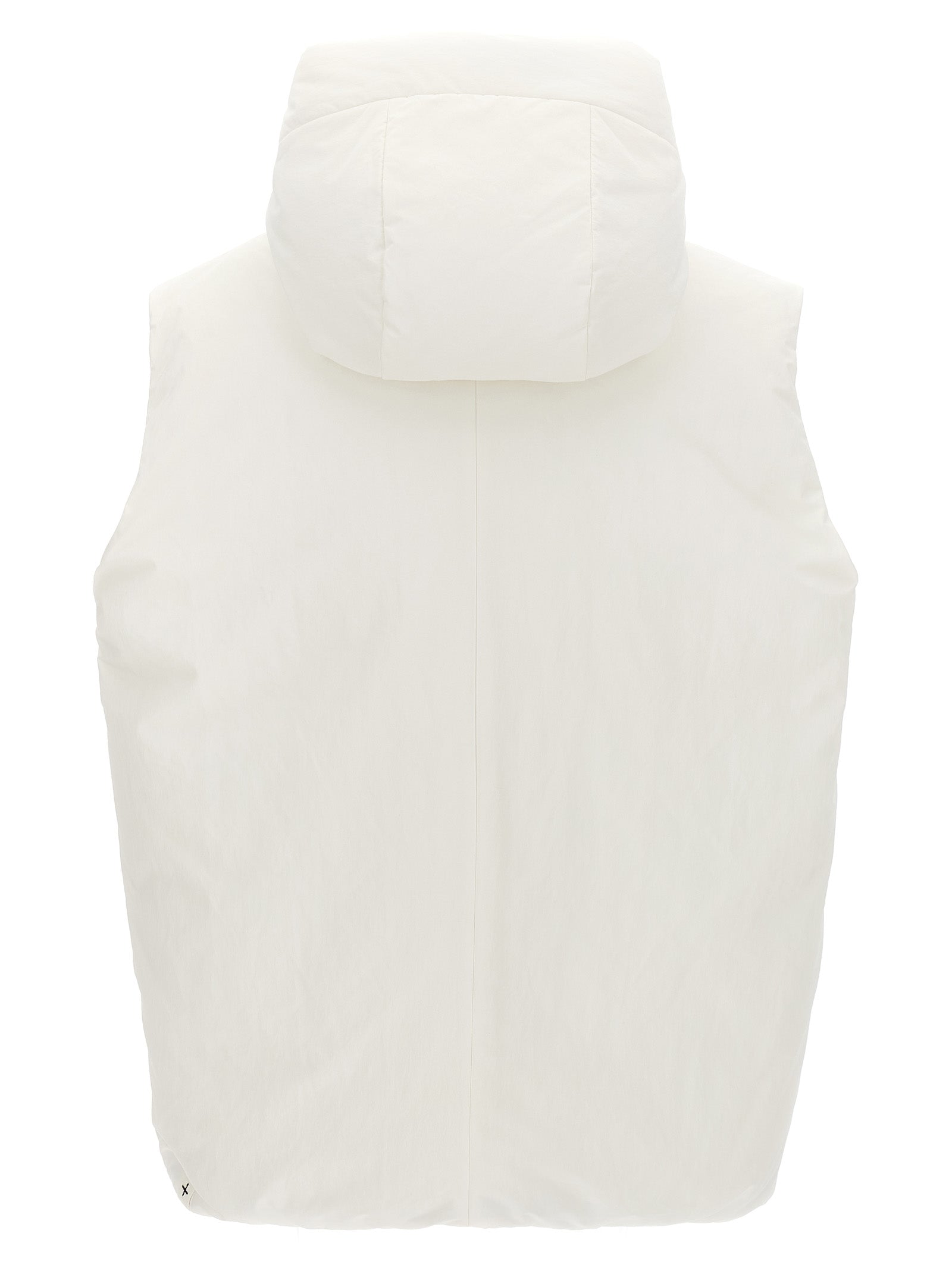 01 vest White Polyester Gilet