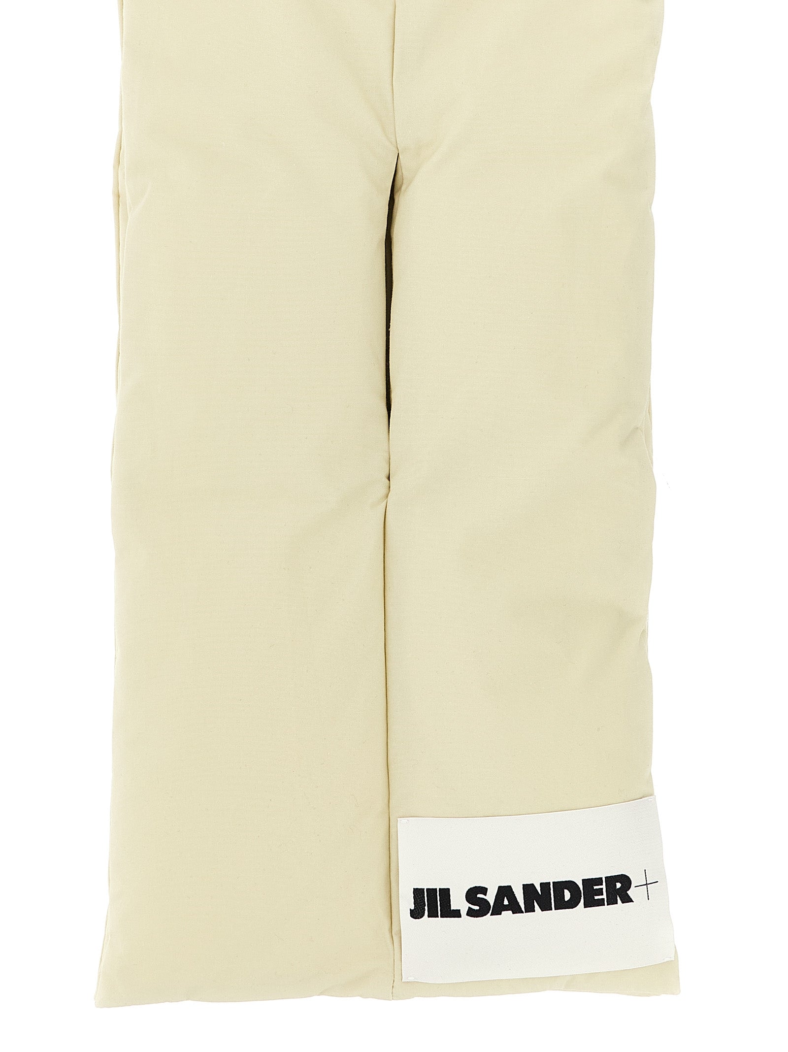 Down Scarf 01 Beige Cotton Scarves, Foulards
