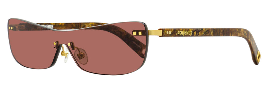 Jacquemus JAC69S Plastic (Acetate)/Metal sunglasses in brown