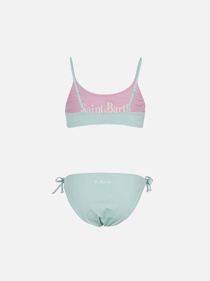 Girl Double Face Bralette Bikini Jaiden Green