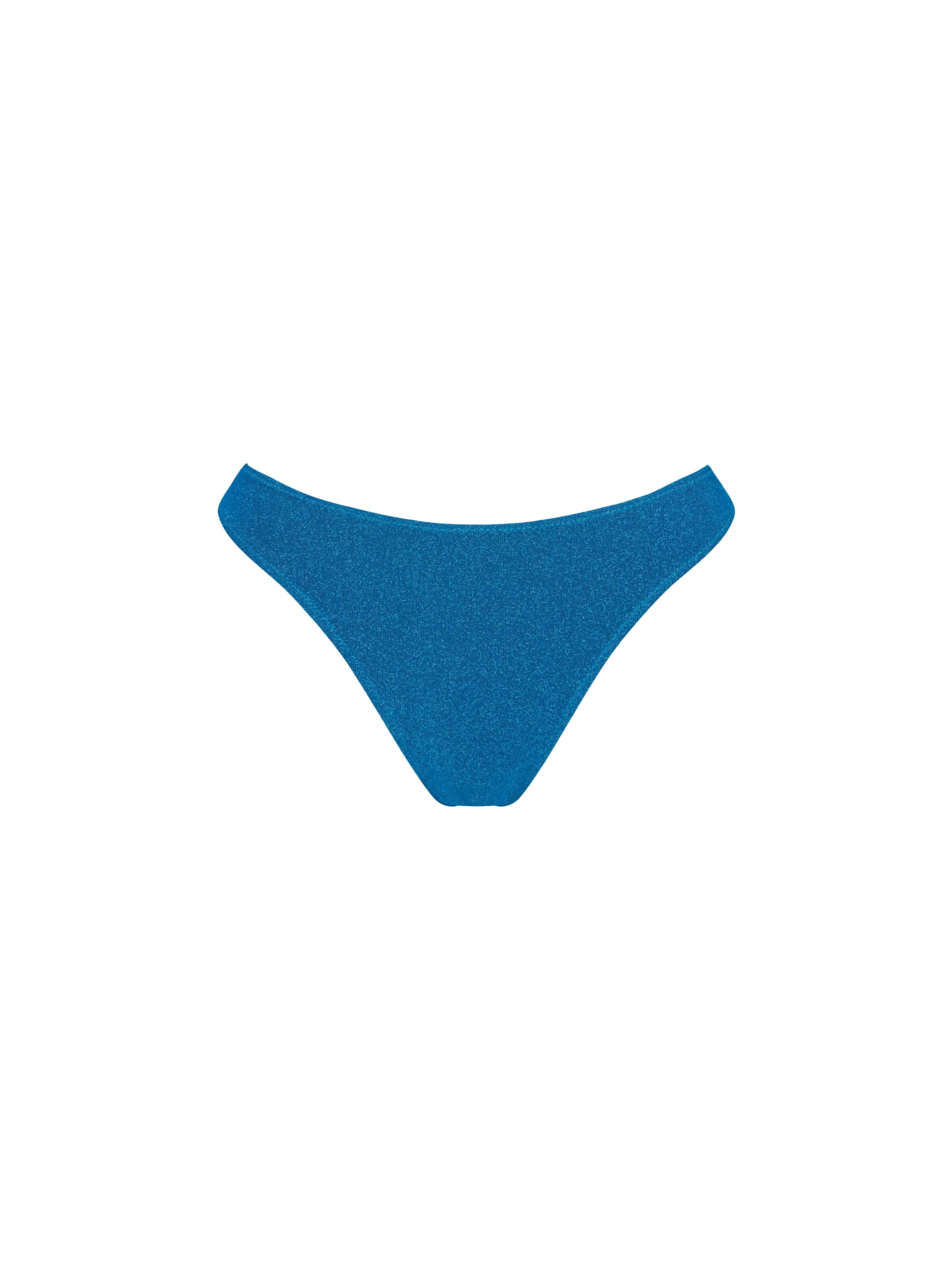 Naomi Blue Lurex Cheeky Swim Briefs Bottom
