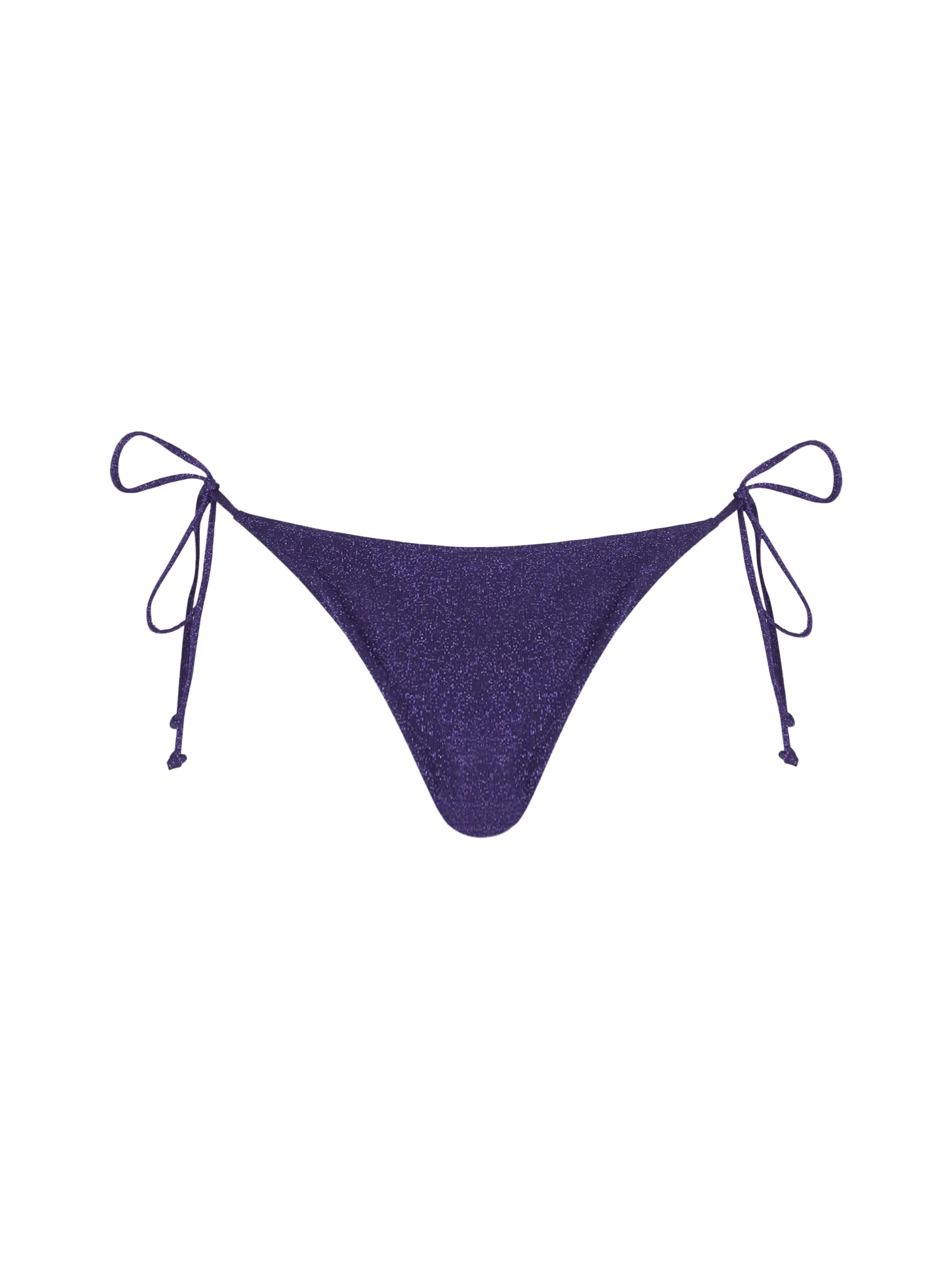 Purple Marielle Lurex Swim Briefs Bottom