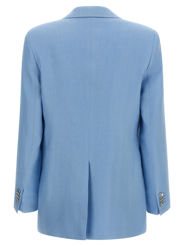 Bertha blazer Light Blue Linen Blazer, Suits