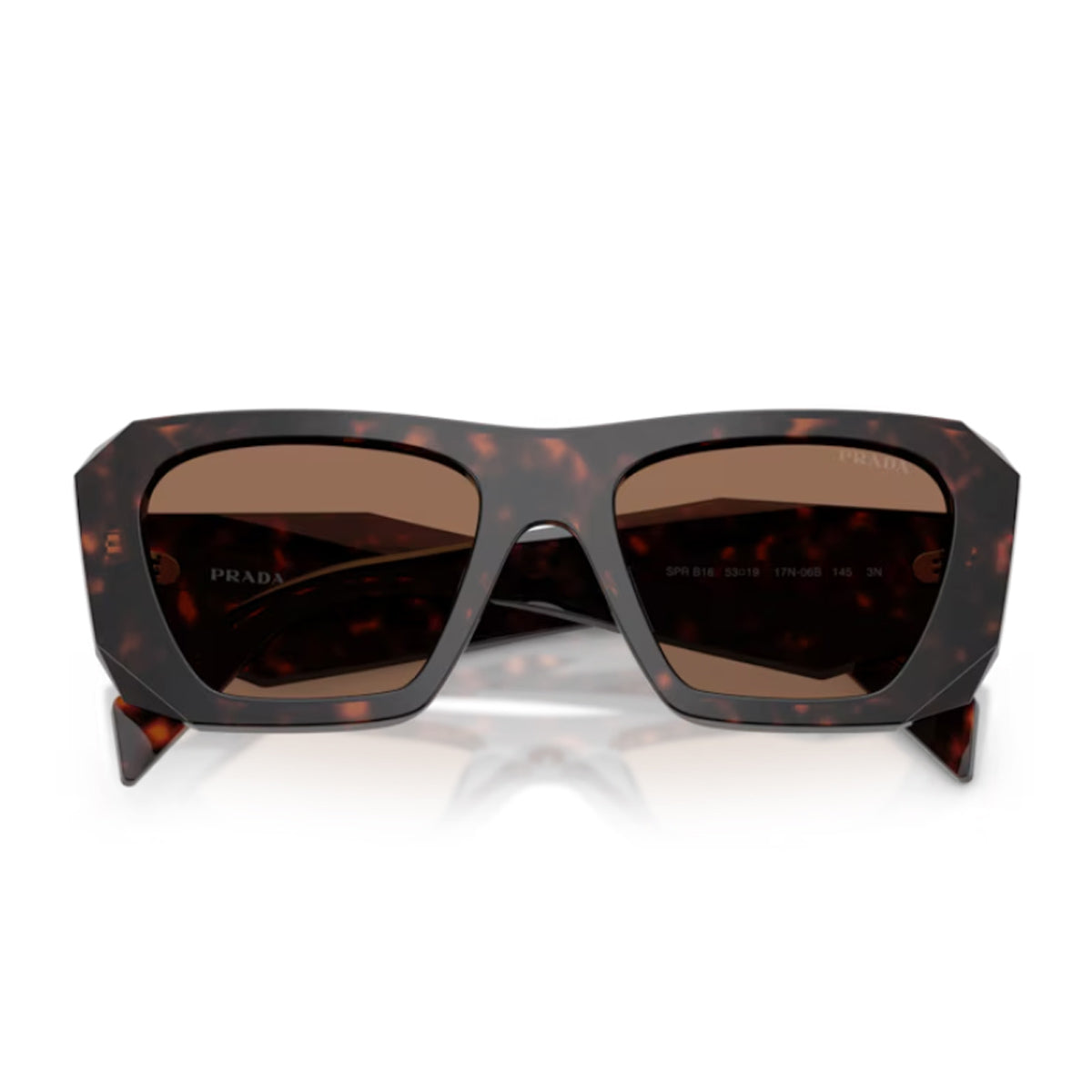 Prada PR B18S Symbole 17N06B Root Tartarugato Havana Acetate Occhiali Da Sole