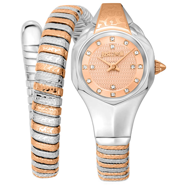 Just Cavalli Womens Jc1l270m0065 Signature Snake Amalfi 22mm Quartz Watch One Color Watches