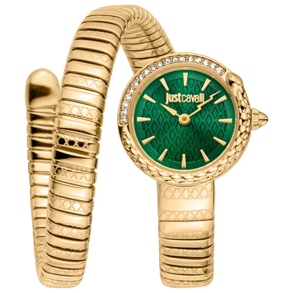 Just Cavalli Womens Cerchio Snake 23mm Quartz Watch Jc1l301m0035 One Color Watches