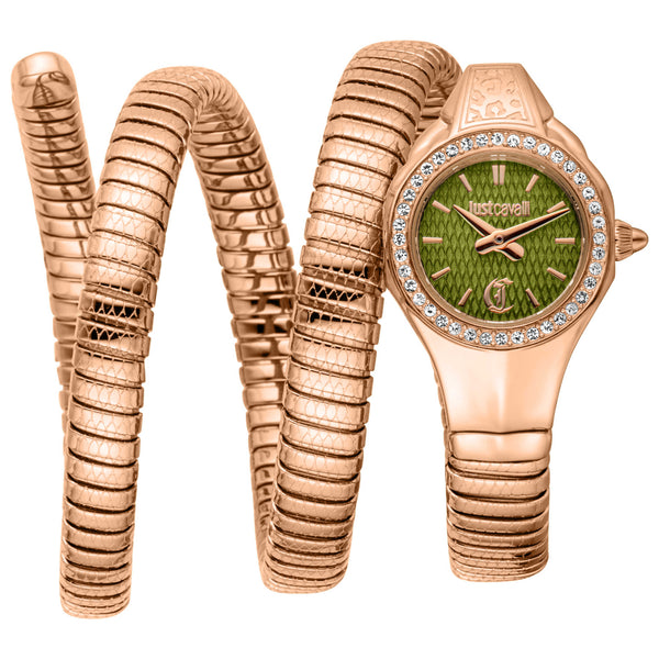 Just Cavalli Womens Snake 316l Stainless Steel Watch Watches