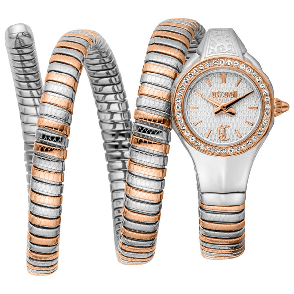 Just Cavalli Womens Snake 316l Stainless Steel Watch Watches