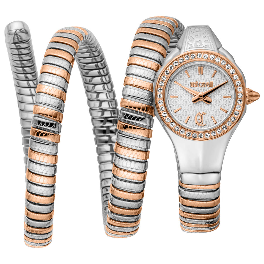 Just Cavalli Womens Snake 316l Stainless Steel Watch Watches